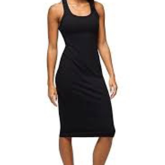 Universal Thread Black Sleeveless Sheath Midi Dress - Picture 4 of 8